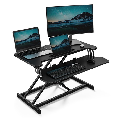 Standing desk converter - standing,