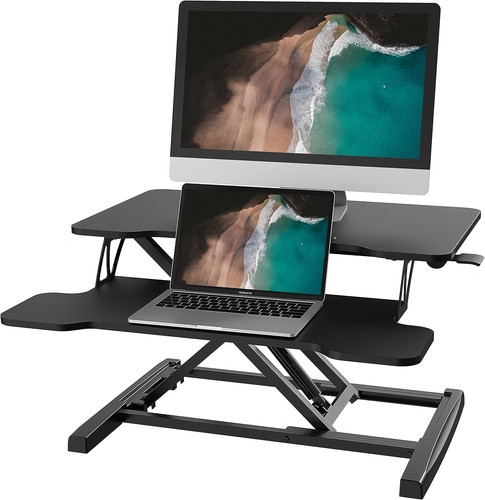 Standing desk converter