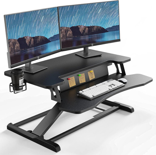 Standing desk converter - converter,, 37''