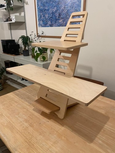 Birch plywood standing - standing, desk