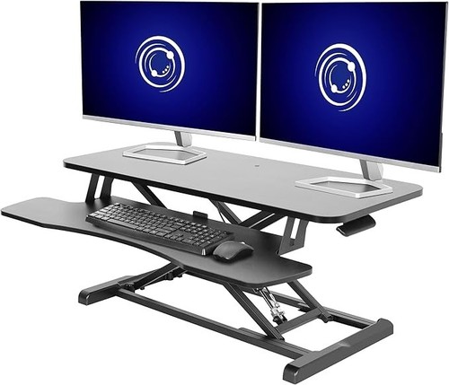 Black desk riser - black,