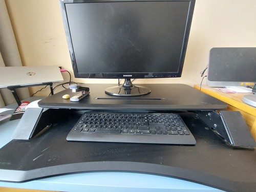 Adjustable desk riser gas - adjustable,