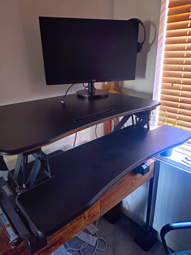 Duronic sit stand desk - duronic, sit-stand